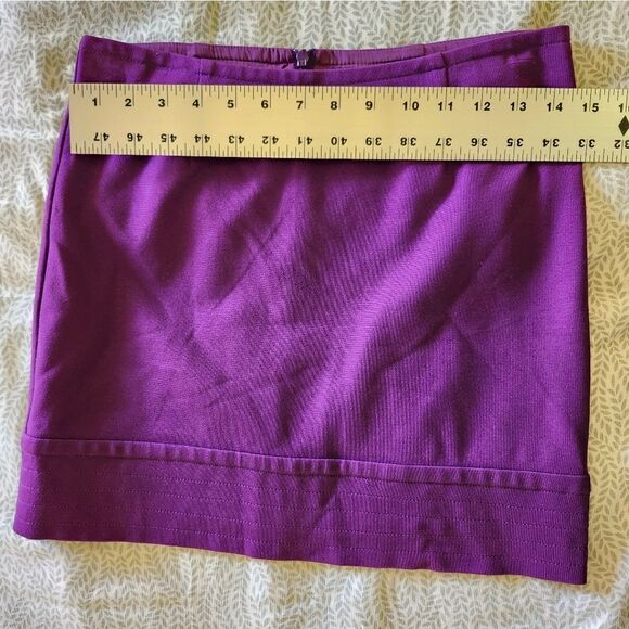 TRINA TURK Grape Purple Mini Skirt California Spring Summer Island Lined sizeโ0 - Picture 5 of 9